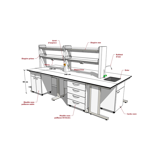 paillasse-de-laboratoire-central-humide-avec-caisson-techniques-1